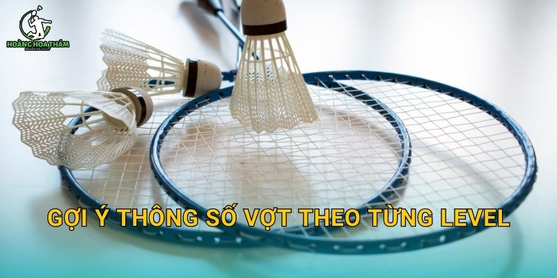 Gợi ý thông số vợt theo từng level